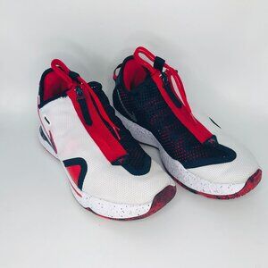 Nike Mens PG4 USA Basketball Shoes CD5079-101 White University Red Blue Sz 10
